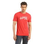 Levi's Men's Crew Neck Regular Fit Brand Logo T-Shirts Red