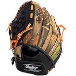 RAWLINGS Playmaker Camo Kids Baseball Glove for Kids Ages 5-8 - TBall Glove - 10.5" - Left Hand Throw - Glove Fits Right Hand - Make Selection With Care