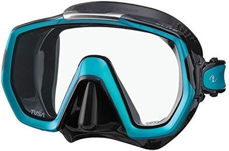 TUSA M-1003 Freedom Elite Scuba Diving Mask, Black/Ocean Green