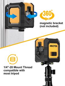 Nikotek Green Laser Level – Self-Leveling Cross Line Tool