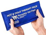 MEDca universal Hot & Cold Reusable Microwavable Gel Pack, 5" x 10", Soft & Comfortable Heating or Cooling Therapy for Sprains, EXTRA DURABLE NYLON QUALITY