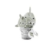 Baby Aspen Gray Shark Bath Set, Gray