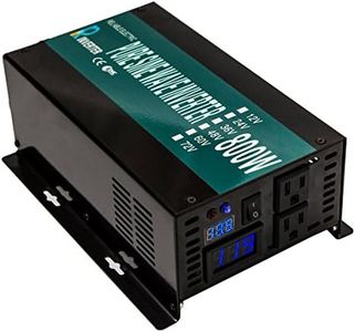 WZRELB Full Power Full Power Endurable Led Display 800W Pure Sine Wave Solar Inverter 12Vdc to 120Vac, (RBP80012B1)