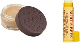 Burt's Bees Natural Lip Care Bundle. Includes a duo of Overnight Lip Treatment and Beeswax Lip Balm