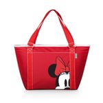 ONIVA - a Picnic Time brand - Disney Minnie Mouse Topanga Tote Cooler Bag, Soft Cooler Bag, Picnic Cooler, (Red), 21 x 8.7 x 13