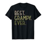 Best Grampy Ever Shirt Gifts from Grandchildren Funny Grampy T-Shirt