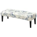 SearchI Stretch Dining Bench Covers, Washable Anti Dust Durable Bench Cushion Covers Printed Bench Slipcover, Dining Room Bench Covers for Dining Room, Bedroom, Living Room(Butterfly)