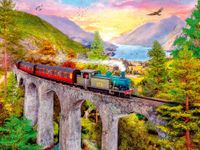 Ravensburger Puzzle 12000795 - Zugfahrt im Herbst - 1500 Teile Puzzle für Erwachsene ab 14 Jahren