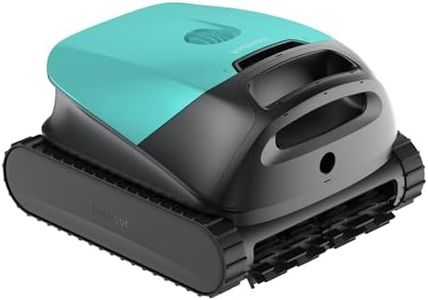 (2026 Upgrade) Beatbot Sora 10 Cordless Pool Vacuum Robot for Inground & Above Ground Pools, 6800 GPH Suction, Floor/Wall/Waterline/Shallow Area Cleaning, Waterline Parking, Cyan Green