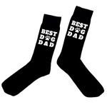 Stickerscape Best Dog Dad Socks | Gift for Dad for birthdays, Father's Day and Christmas | One Size | Cotton Socks