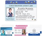 Custom Id Badge, Personalized Employee Photo Identification Card, Customized Plastic ID Card for Office Worker Doctor Nurse Student - No Punch Hole