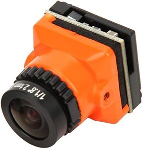 Ezweiji Mini Cámara HD, 1500Tvl 2.1Mm Objektiv OSD, Gewicht Gewicht, Niedriger Stromverbrauch, para Quadcopter Drohne Orange FPV Cámara