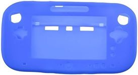 Soft Anti-Slip Silicone Protector Case Skin Cover Shell for Wii U Gamepad (Blue)