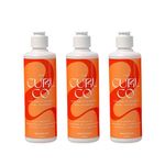 The Curl Co Cleansing & Hydrating Shampoo For Frizzy, Wavy & Curly Hair | Enriched With Shea Butter, Argan Oil | Reduces Frizz | Paraben-Free | For Men & Women | 200gm (Pack of 3).