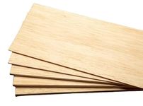 Balsa Wood Sheets, Model Grade Hobby Craft Balsa Wood Thin Plank, Perfect for Modeling, Crafts, Hobbies, Laser, Wood Burning, Glider Airplanes by Binos (12" x 6" x 1/8", Pack of 5)