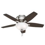 Hunter Hugger Ceiling Fan With Light