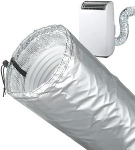 ArchiMax Portable AC Hose Insulation Sleeve, Air Conditioner Hose Cover Wrap for 5" & 5.9" Diameter Exhaust Hose, AC Duct Vent Cover Sleeve with Upgrade Heat Insulation Material,One Step Install