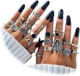 25 PCS Vintage Silver Knuckle Rings