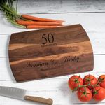Blue Ridge Mountain Gifts Personalized Cutting Board for Wedding or Anniversary - Laser Engraved Wood Board - Custom Charcuterie Board, Home Decor, Food Tray- Personalized Christmas Gifts