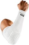 McDavid Elbow and Arm Compression Sleeve with HEX Padding. for Basketball, Football, Baseball and More. Knit Airflow and UV Protection.