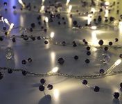 Christmas Concepts® 2m (6.5ft) LED String Lights, Recommended for Weddings & Christmas, Garland Party Decorations (Purple - Warm White)