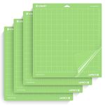 Cutting Mats for Cricut Mat Replacement, Compatible with Cricut Maker 3/Maker/Explore Air 2/Air One/Explore 3 Cutting Mats Accessories 4 Pack Green StandardGrips Adhesive 12"X12" 30.5cmX30.5cm