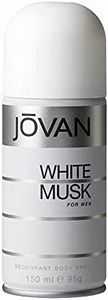 Jovan Men's White Musk Deodorant Body Spray, 150 ml
