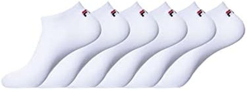 FILA Calcetines Hombre, tejido con cojines, duraderos (Lote de 6)