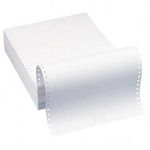 Alliance Continuous Computer Paper, 9.5 x 11, Blank Clean Perforated Edge 1-Part, 92 Bright, 20 lb, 2,300 Sheets (SKU 777143) - Made In The USA