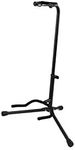 Gator Frameworks Adjustable, Holds Single Electric Acoustic Guitar Stand (GFW-GTR-1000), Black, 54 x 40 x 44"