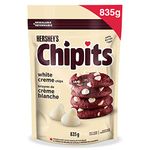 CHIPITS Hershey's Chocolate Chips for Baking, Baking Ingredients, Pure White Creme, 835g