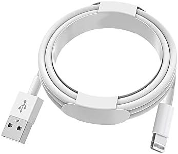 Apple MFi Certified iPhone Charger Cord 3ft Lightning Cable Fast Charging High Speed Data Sync USB Cable Compatible with iPhone 13/12/11 Pro Max/XS MAX/XR/XS/X/8/7/Plus/6S iPad AirPods