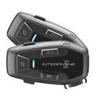 Interphone U-COM 7R | Double | Bluetooth Removable Motorcycle Intercom and Integrated Battery 15H autonomy, 4 Bike 1 km, TFT and GPS compatible, waterproof, speaker 32mm, for all helmets