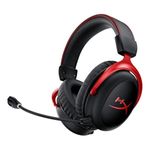 HyperX Cloud II Wireless -Gaming Headset for PC, PS5, PS4, Long Lasting Battery Up to 30 Hours, DTS® Headphone:X®Spatial Audio, Memory Foam, Detachable Noise Cancelling Microphone with Mic Monitoring