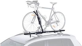 Rhino Rack Bike Roof Rack for Most Bikes, Secure Ratcheting Arm, Three Locking Systems, Ergonomic Handle, Universal Mounting for All Vehicles, Fits Most Bikes (RBC050)