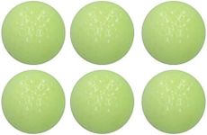 6 Pack Luminous Night Golf Balls Glow in The Dark Best Hitting Tournament Fluorescent Golf Ball Long Lasting Bright Luminous Balls Night