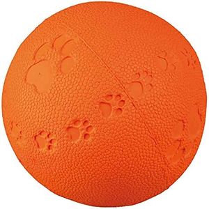 Trixie 34863 - Palla giocattolo per cani, In Gomma Naturale, Colori assortiti, Diametro 9 cm
