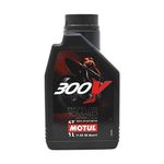 Motul 300V Factory Line Ester Core Fully Synthetic 10W-40 Petrol Engine Oil for Bikes (1 L) (104118)