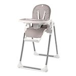 Sweety Fox High Chairs for Babies and Toddlers - Grey - Adjustable Portable & Foldable Baby High Chair with Bib Included - Removable Baby Chair Tray - Compact Reclinable Baby Highchairs