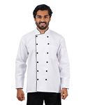 Malabar Trading Company MTC Chef Coat For Men White, 100% Cotton (Size:40)