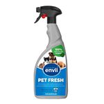 Envii Pet Fresh – Effective Cat & Dog Urine Stain & Odour Remover, Strong Enzymatic Deodoriser & Natural Cleaner for Pet Urine, Faeces & Stains – 750ml Carpet Enzyme Cleaner for Pets