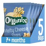 Organix Melty Organic Cheese Stars, 7+ Months, 20 g Bag (Pack of 5)