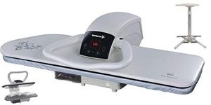 Speedypress Professional 91HD Heavy Duty Steam Ironing Press 91cm with Stand, 91cm x 29.5cm; 2,400watt (+ Free Iron Attachment, Anti-Scale Water Filter, Replacement Cover & Foam Underfelt)