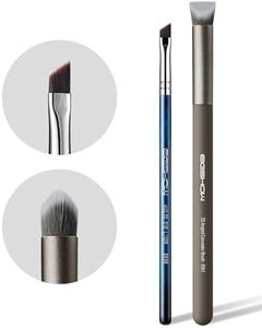 EIGSHOW Concealer Brush & Fine Angled Eyeliner Brush Blue PRO Precision Gel Eye Liner Makeup Brush Premium Quality Brush