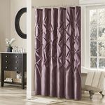 Madison Park MP70-440 Laurel Polyester Shower Curtain Color, Plum Violet