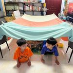 Blanket Fort Building Kit - Portable Playhouse Play Tent Fort - Indoor & Outdoor Toy Set for Ages 4-12+ - STEM Toy