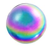 Evergreen Garden Evergreen Garden Mosaic Glass Gazing Ball (Oil Slick Stainless Steel)