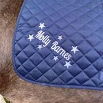 Oh So Special Gifts Personalised Saddle Pad (Green, Pony)