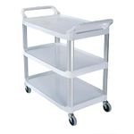 Rubbermaid Commercial Products 1814567 Xtra Open Cart, White