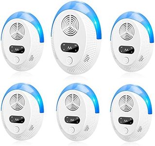 Bectine 2025 Upgraded Mouse Repellent, Ultrasonic Pest Repeller, Home Indoor Pest Repellent for Insect, Roach, Spider, Ant, Bug, Rodent, Mouse, Bugs, Mosquito, Mice, 6 Packs